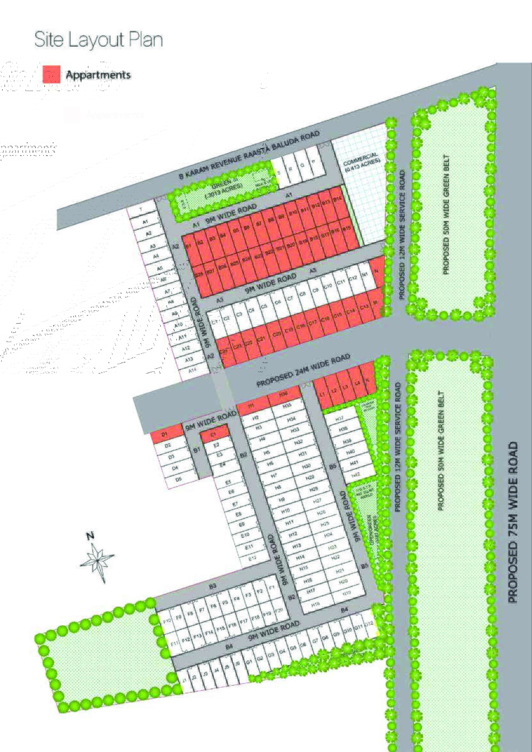 Site Layout Plan Appartment